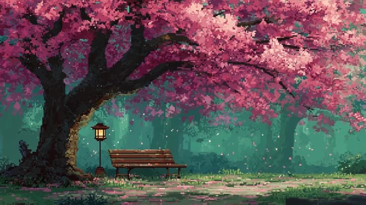 Dreamy garden background